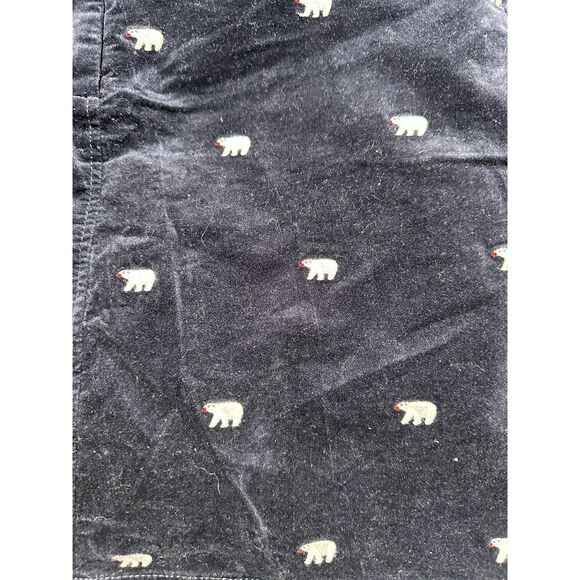 Talbots Blue Cordoery Polar Bear Print Mini Skirt Size 12P - Picture 3 of 7